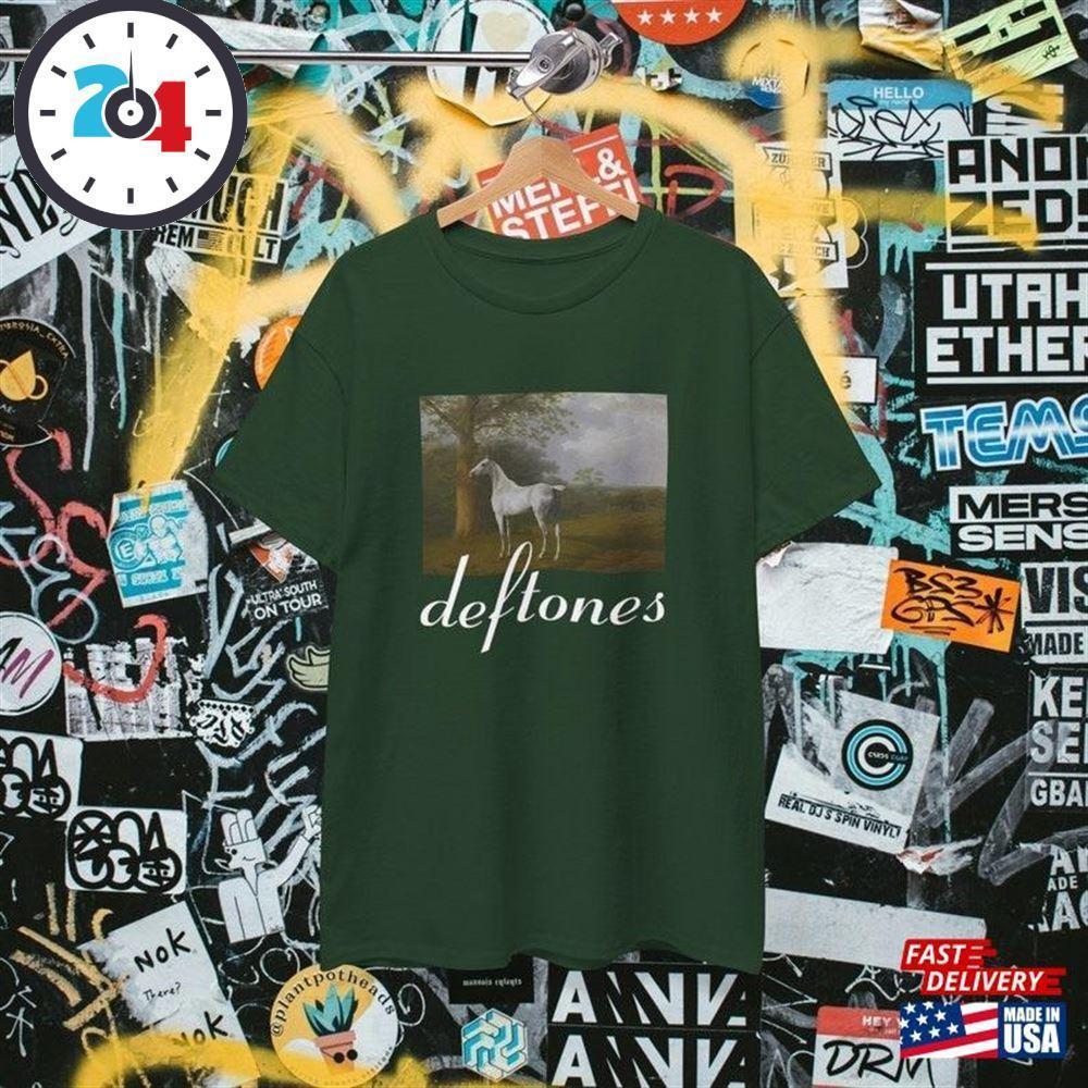 Deftones White Pony  Album Style Grunge Rock Band Shirt
